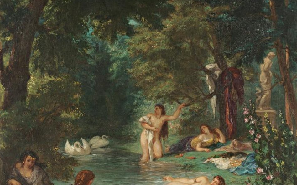 Eug?ne Delacroix, Kąpiące się, 1854