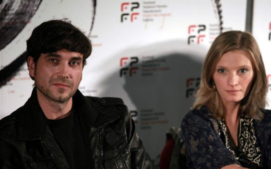 Agata Buzek i Marcin Dorociński, odtwórcy głównych ról w filmie "Rewers"