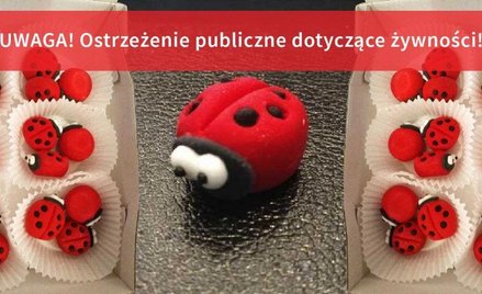 GIS ostrzega przed ozdobą do deserów „Biedronka czerwona rodzina”