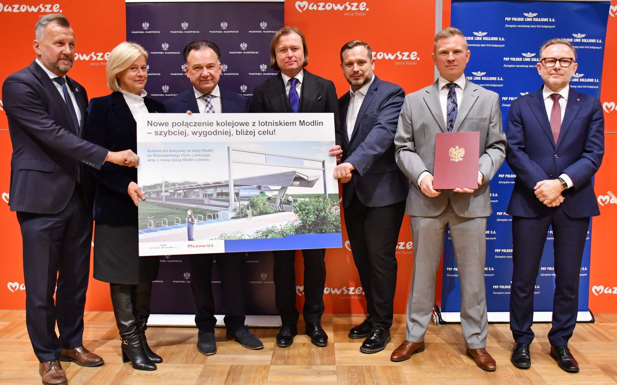 Na lotnisko w Modlinie dojedzie kolej. „Inwestycja przyspieszy rozwój portu”