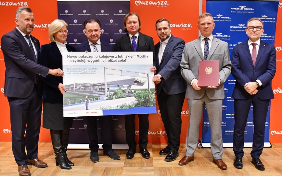 Pierwsi pasażerowie mają dojechać bezpośrednio do lotniska w Modlinie w 2029 roku