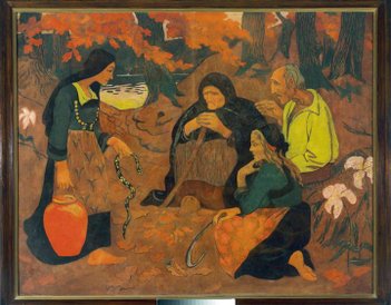 Obraz Paula Sérusiera pt. „Zjadacze węży” należał do Gabrieli Zapolskiej. Stanowi wlasność Muzeum Na