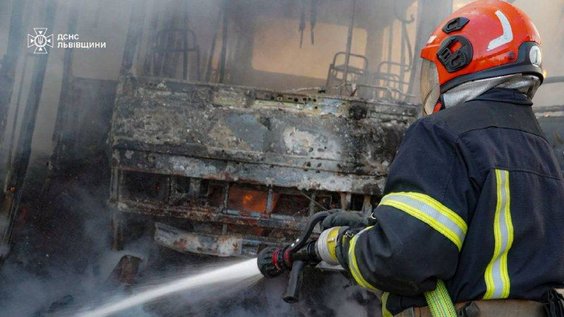 Akcja służb ratowniczych w obwodzie lwowskim