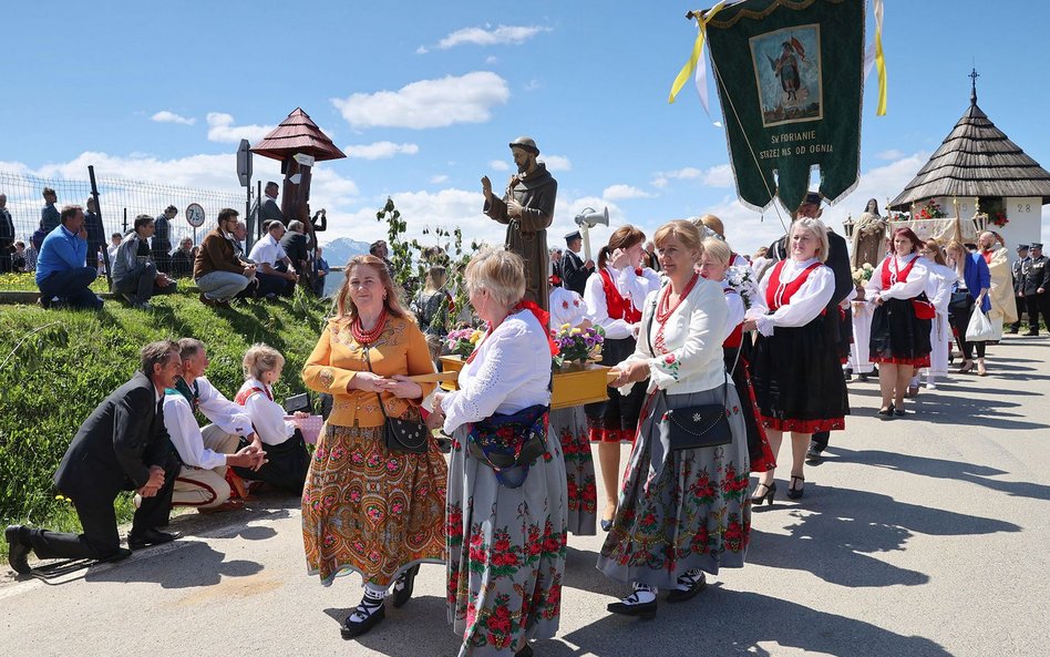 Procesja Bożego Ciała w Łapszach Wyżnych (pow. nowotarski)