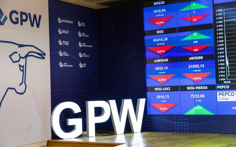 Kolor czerwony powrócił na GPW