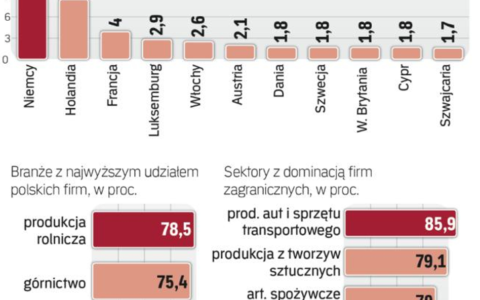 Mocna pozycja kapitału zagranicznego