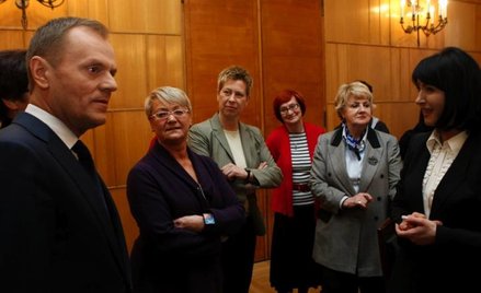 „Suwak” obiecywał Kongresowi Kobiet Donald Tusk. Na zdjęciu spotkanie premiera z przedstawicielkami 