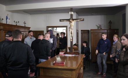 Protest w parafii kościoła pw. Świętego Wawrzyńca w Grojcu