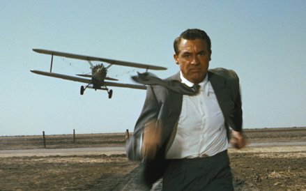 Cary Grant w filmie "Północ, północny zachód"