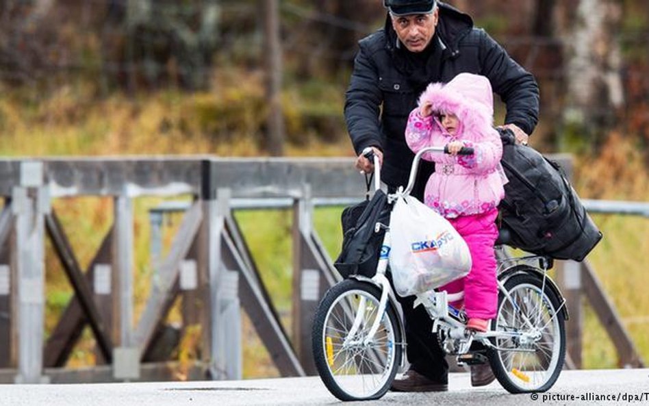 Przejście w Kirkenes jest zamknięte dla pieszych ale otwarte dla rowerzystów