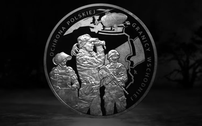 NBP pokazał srebrną monetę upamiętniającą ochronę wschodniej granicy