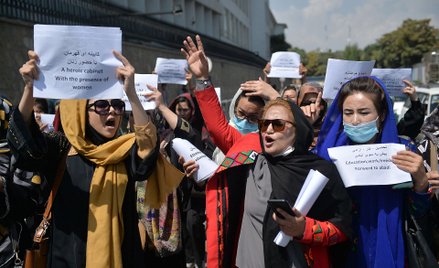 Talibowie użyli gazu wobec protestujących kobiet