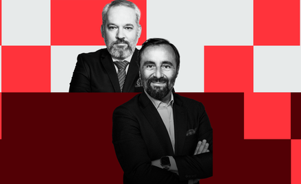 Michał Szułdrzyński, redaktor naczelny i Cezary Szymanek zastępca redaktora naczelnego „Rzeczpospoli