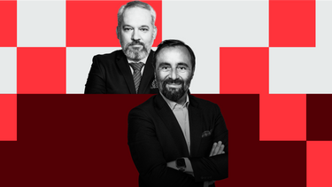 Michał Szułdrzyński, redaktor naczelny i Cezary Szymanek zastępca redaktora naczelnego „Rzeczpospoli