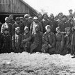 Jeńcy bolszewiccy wzięci do niewoli przez 5. Pułk Piechoty Legionów na Łotwie w styczniu 1920 r.