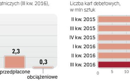 Najwięcej polaków korzysta z kart debetowych