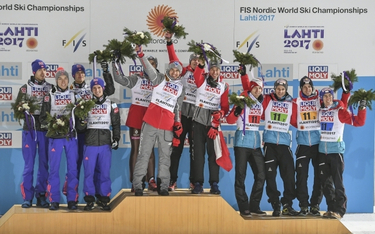 Mistrzostwa świata w Lahti: Drużynowy konkurs skoków narciarskich