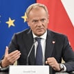 Warszawa, 10.09.2024. Premier Donald Tusk podczas spotkania „Drogi wyjścia z kryzysu konstytucyjnego