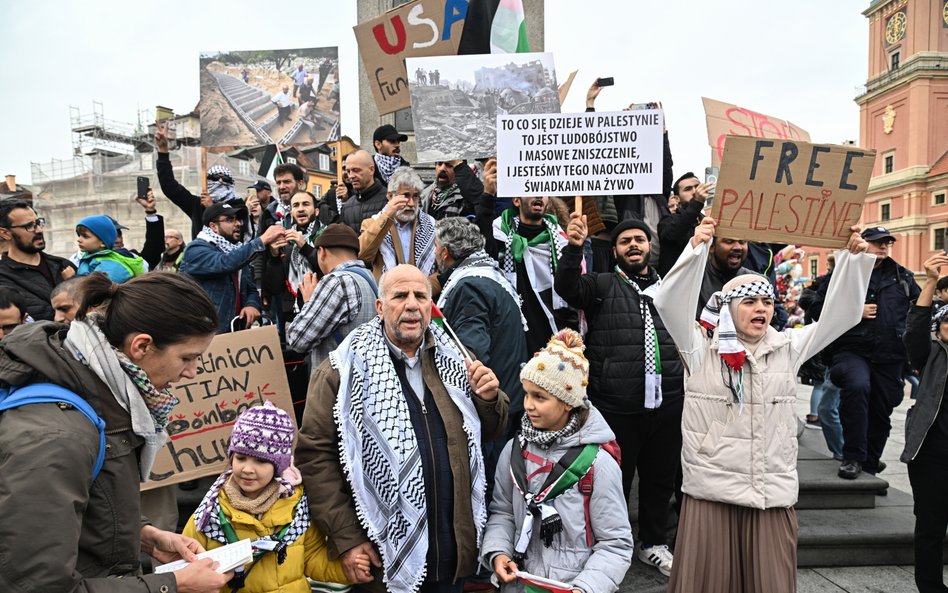 Marsz „Solidarni z Palestyną”