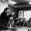 Lech Wałesa, Alina Pienkowska, Anna Walentynowicz i Lech Kaczyński 17 września 1980 r.