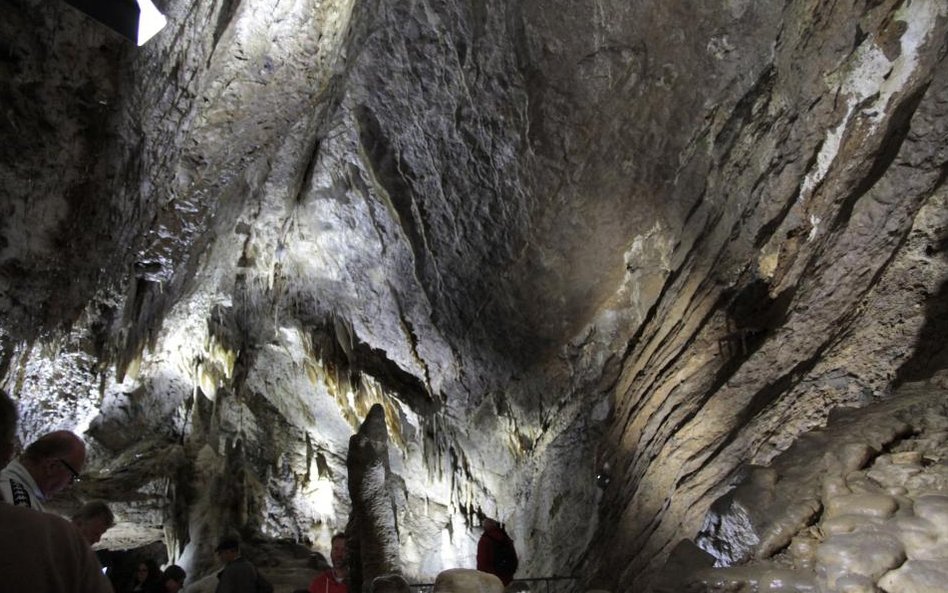 Jaskinie w Han-sur-Lesse w Belgii