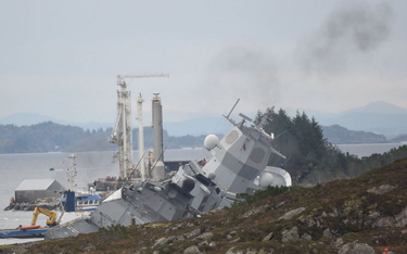 Norwegia: Tankowiec uszkodził okręt wojenny. Fregata zatonie?