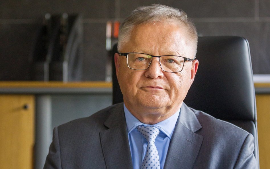 Bogusław Oleksy, p.o. prezesa JSW, po podpisaniu porozumienia ze związkami zawodowymi, teraz przecho