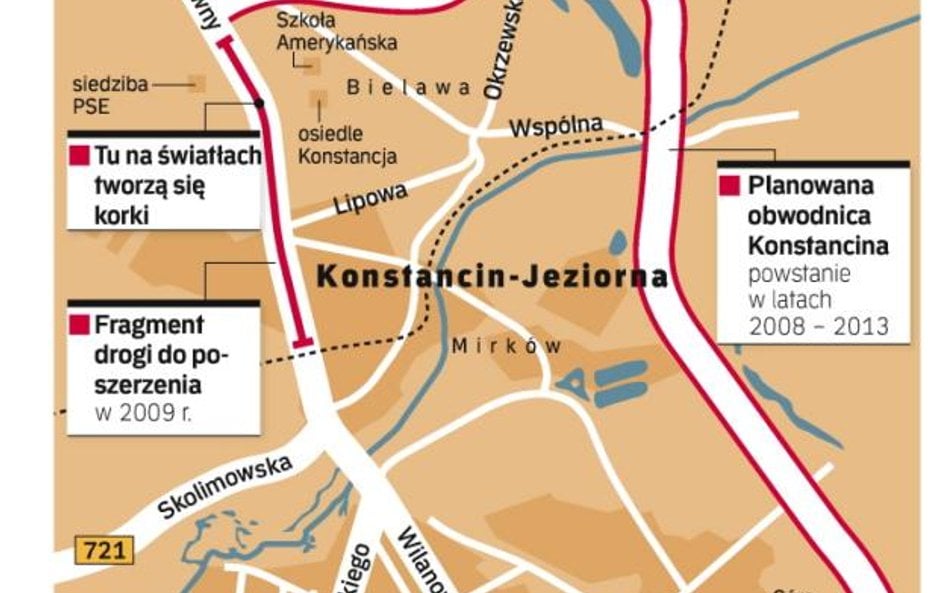 Mieszkańcy alarmują: Konstancin się zatkał