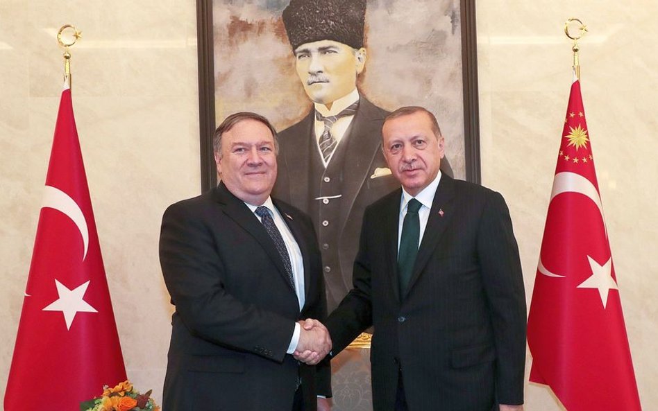 Pompeo spotkał się z Erdoganem ws. śmierci dziennikarza