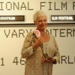 Judi Dench z Kryształowym Globem