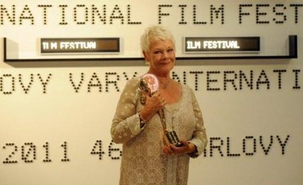 Judi Dench z Kryształowym Globem