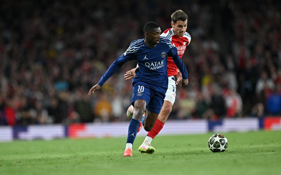 Ousmane Dembele w 45 meczach w tym sezonie strzelił 33 gole afp