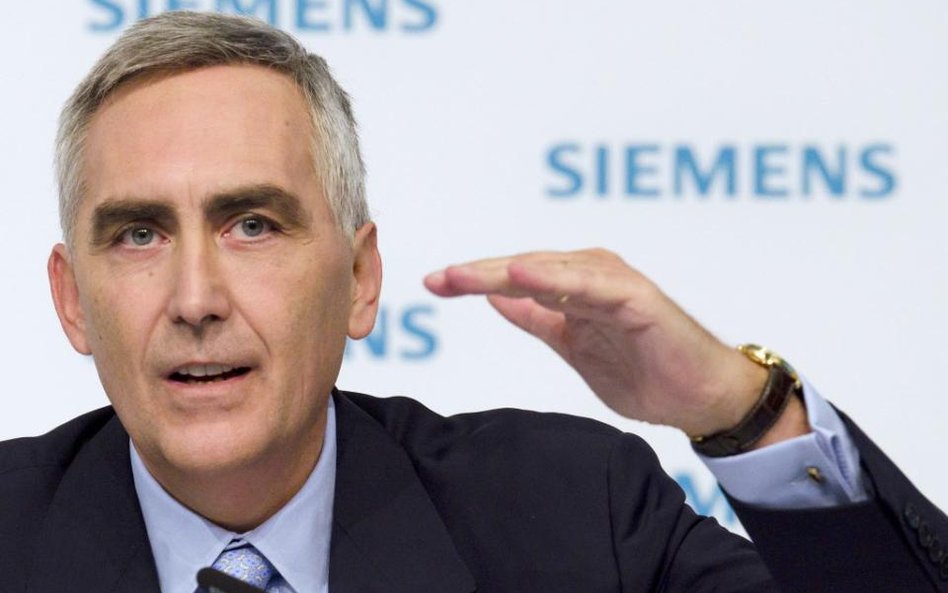 Peter Loescher, jeszcze jako szef Siemensa