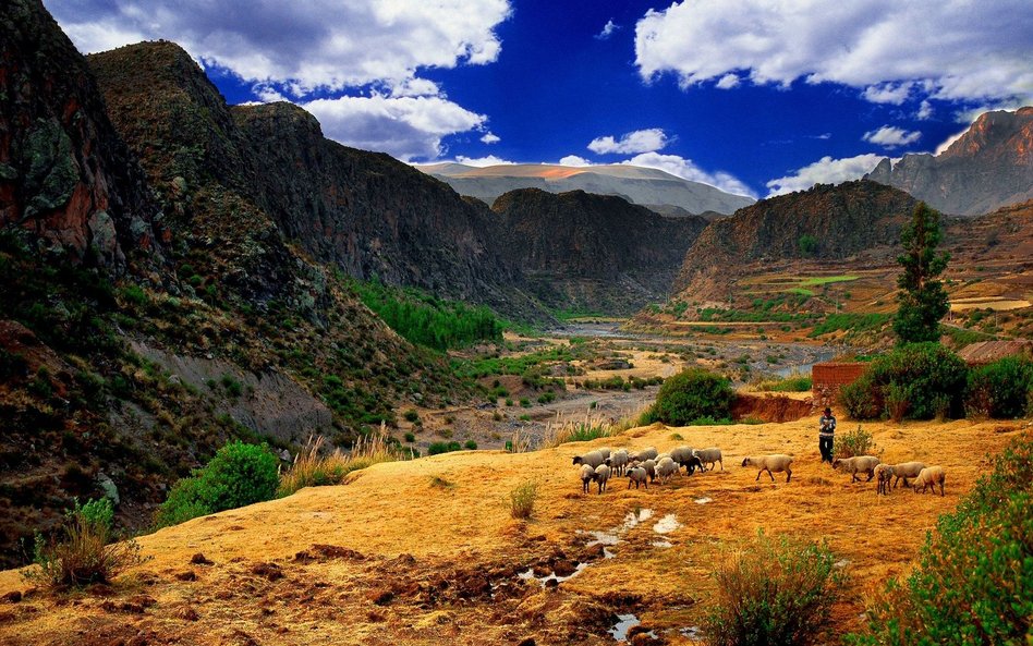 Leżąca w sejsmicznym rejonie dolina jest gęsto zasiedlona, a to ze względu na żyzne gleby zapewniają