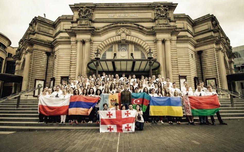 I, Culture Orchestra przed występem w Usher Hall na festiwalu w Edynburgu 2014