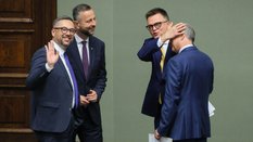 Minister nauki i szkolnictwa wyższego Marcin Kulasek, wicepremier, szef MON Władysław Kosiniak-Kamys