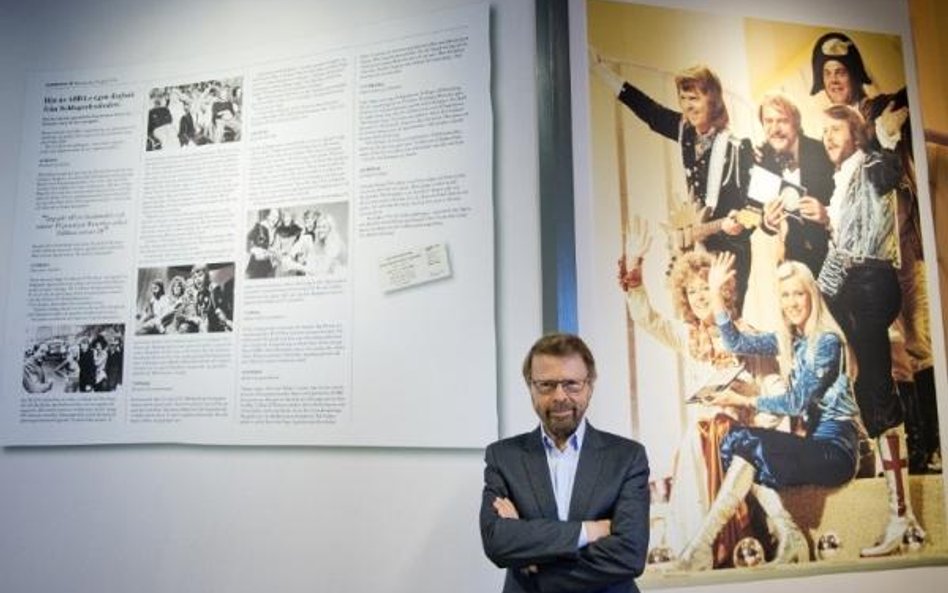 Członek Abby, Bjorn Kristian Ulvaeus, w muzeum zespołu