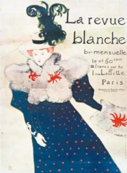 Henri de Toulouse-Lautrec stworzył plakat do czasopisma „La Revue Blanche” wydawanego przez Tadeusza