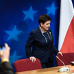 Premier Beata Szydło na unijnym szczycie w Brukseli w marcu tego roku.