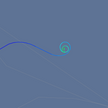 Ostatni fragment trasy samolotu zarejestrowany przez serwis Flightradar24