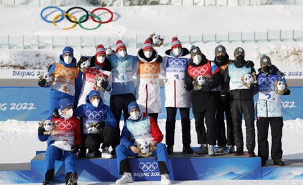 Pekin 2022: Norwescy biatloniści najlepsi w sztafecie