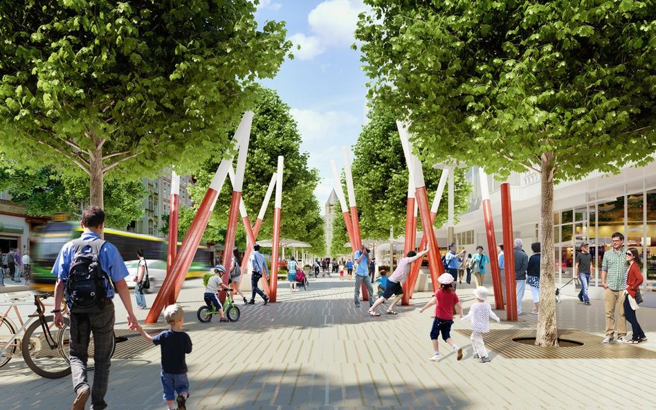 Tak ulica św. Marcin ma wyglądać po zakończeniu inwestycji...