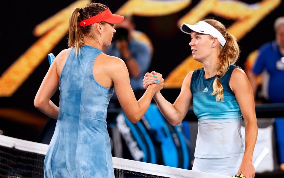 Australian Open: Szarapowa wygrywa z Woźniacką