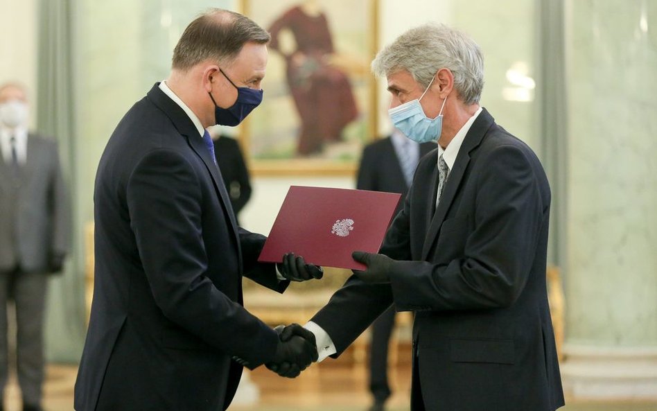 Prezydent Andrzej Duda powołuje Michała Laskowskiego na stanowisko Prezesa Sądu Najwyższego kierując