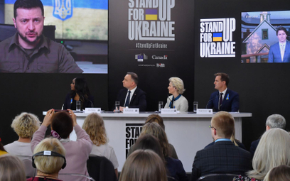 Konferencja w Warszawie: Madonna, Ozzy, Bono zebrali miliardy dla Ukrainy