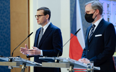Premierzy Mateusz Morawiecki i Petr Fiala podkreślali, że  w obecnej napiętej sytuacji w Europie por