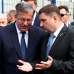 Prezydent Bronisław Komorowski i szef "S" Piotr Duda