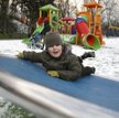 Śnieg nie przeszkadza w zabawie