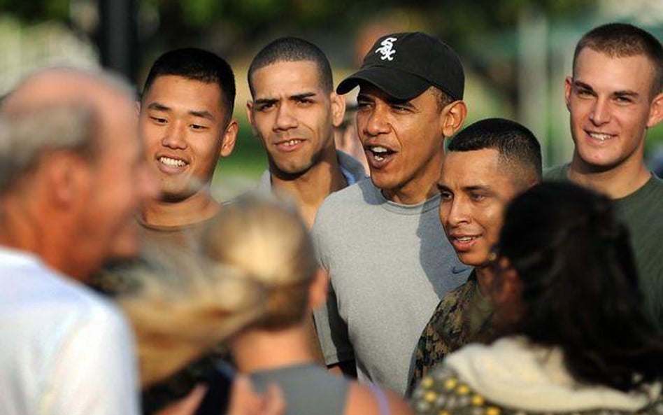 Barack Obama w gronie sympatyków