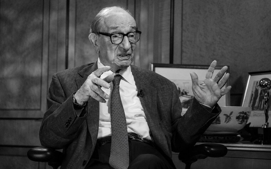 Kierował Fed przez niemal 19 lat. Alan Greenspan zmarł po walce z chorobą Parkinsona